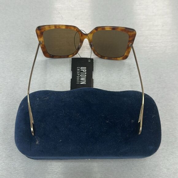 GUCCI GG0435SA Sunglasses Brown X Gold authentic Women - Picture 3 of 7